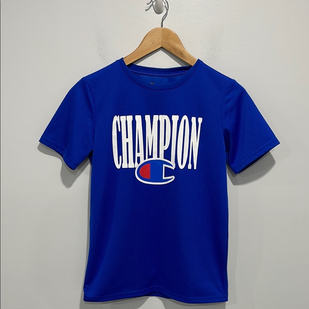 Champion Kids Royal Blue Short Sleeve Tee size XL boy
